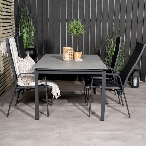 Dakota Fields Albern Rectangular 4 Person 160cm Long Dining Set